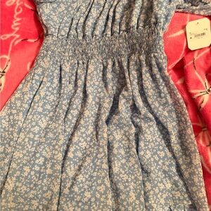 Altar'd State Blue Floral Kids Dress